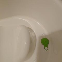 【値下げ】ベビーバスとバス専用ネットの画像