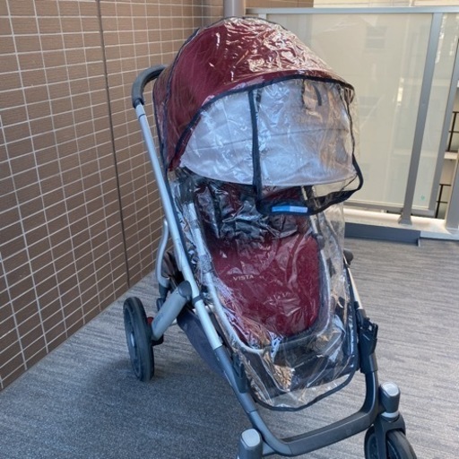 uppababy vista 2人乗り ベビーカー 自立式