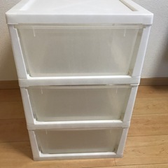ニトリ　クローゼットチェスト　3段の画像