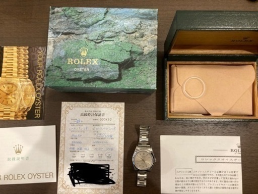 値下げOK ロレックス　エアキング 14000 シルバー