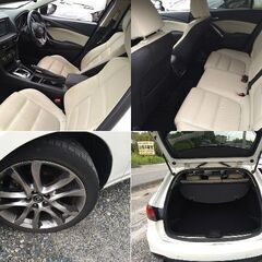 ディーゼル 車検6年4月24日 安全装備多数 アテンザワゴンXD Lパッケージ 純正19インチアルミ 純正ナビ他の画像