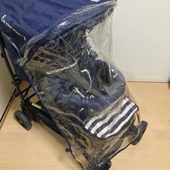 2人乗りベビーカー　縦型　キンダーワゴンの画像