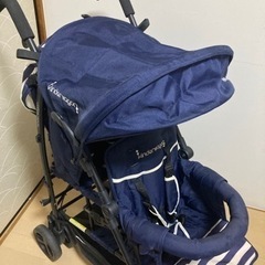 2人乗りベビーカー　縦型　キンダーワゴンの画像