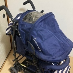 2人乗りベビーカー　縦型　キンダーワゴンの画像