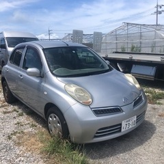 平成22年式日産マーチ　車検切れ