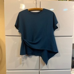 半袖カットソー青