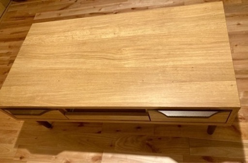 【値段交渉OK】無垢テーブル　ダイニングローテーブル