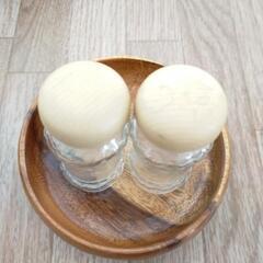 【決まりました!!】木製　お皿　プレート　アカシア？　カトラリー　フォーク　15点セットの画像