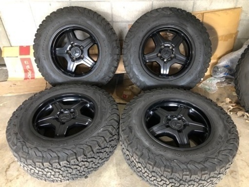 W463 Gクラス G55L AMG 18インチ純正ホイール＆BFゴツゴツタイヤ4本セット 285/65R18
