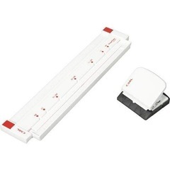 カール事務器 ルーズリーフパンチ ゲージパンチ GP-2630-W