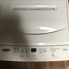 【極美品✨高年式❣️】7キロ洗濯機　ヤマダセレクト【2021年】の画像