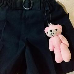 クマぬいぐるみ付 キュロット 100サイズの画像