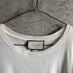 格安　GUCCI ロゴtシャツ　ホワイトの画像