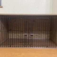 《美品》《現金可》ウッディサークルワイド 天板・屋根・背面付 犬...