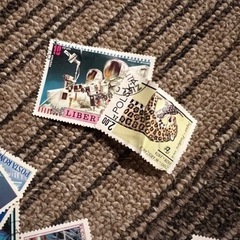 外国使用済み切手　約50枚の画像