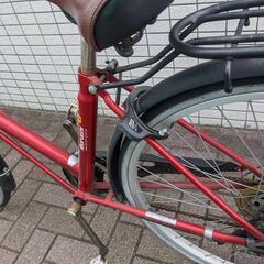 自転車 シティサイクル ママチャリ 26インチの画像