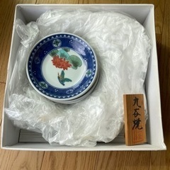九谷焼皿セットの画像