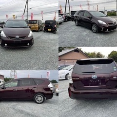 返金保証付 H25 プリウスα 1.8 S チューン ブラック ・Bluetooth・TV・Bカメラ・ETC !! 65000 KMS !!の画像