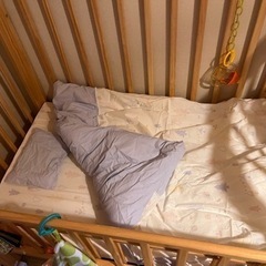 👶ベビーベッド(美品)の画像