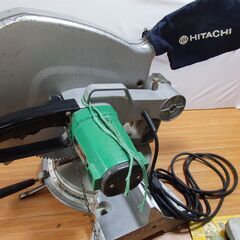 引取りに来れる方限定  HITACHI 380ｍｍ ブレーキ付き卓上丸ノコ C15Fの画像