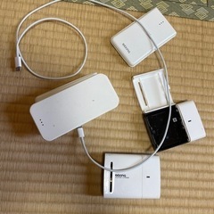 モバイルバッテリー◆ケーブル付