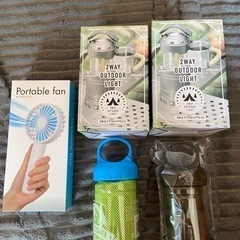 アウトドアセット、ランタン、ポータブルファン