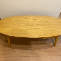 ローテーブル　木製　引き出し付き　の画像