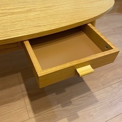 ローテーブル　木製　引き出し付き　の画像