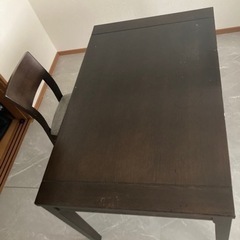 飛騨イバタインテリア　ダイニングテーブル（机）＋椅子