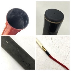 ○gamakatsu がま鮎 QUEST カーボンロッド 鮎竿 硬硬調 10.0m 中古 スレ・塗装ハゲありの画像