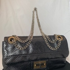 CHANEL　シャネル 2.55 Wチェーンショルダーバッグ シ...