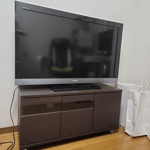 SONY BRAVIA 液晶テレビ 40インチ KDL-40EX500 ニトリのテレビ台付けます