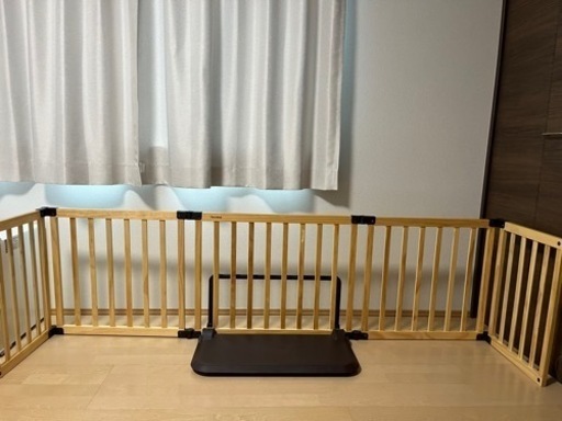 日本育児おくだけとおせんぼ　木製スマートワイドWoody