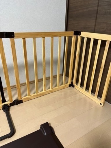 日本育児おくだけとおせんぼ　木製スマートワイドWoody