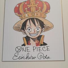 尾田栄一郎 サイン 色紙 ワンピース