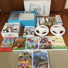 Wii 本体(美品)マリオカート フレンドパーク GOバケ等豪華セットの画像