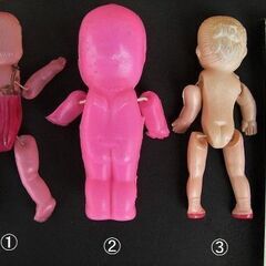 ①1930年代セルロイド製かわいい「カチューシャ人形」オモチャ屋さんの倉庫から発掘した、うぶだしデッドストック在庫品◎の画像
