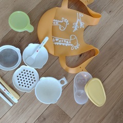 譲ります　MIKI HOUSE ミキハウス　離乳食作りセット&ビ...