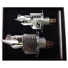 送料無料 2個入り H4 Hi/Lo LEDヘッドライト 車検対応 純正ハロゲンサイズ登場 99％車種対応 6500K 12V車対応長寿命 ホワイトの画像