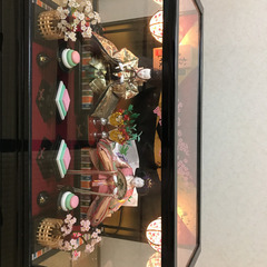 ひな人形　ガラスケース