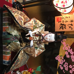 ひな人形　ガラスケースの画像