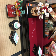 ひな人形　ガラスケースの画像