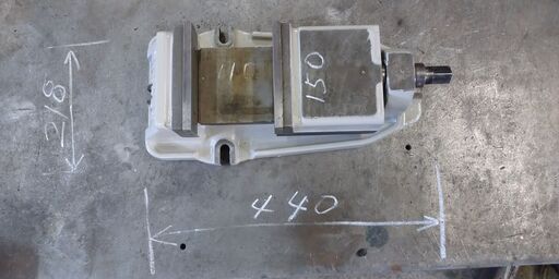 ⑥NIKKEN　150㎜機械バイス　中古　山鹿市