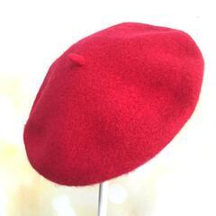 新品　ベレー帽 レディース 帽子 春夏 秋冬 ハンチング帽　レッ...