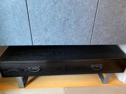 和風、机にも棚にもなる品物(関家具)