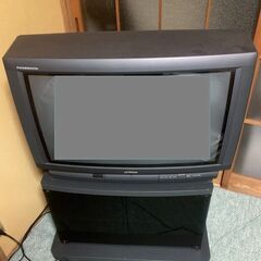 テレビ ブラウン管 28インチ ビクター テレビ台 テレビボードセット