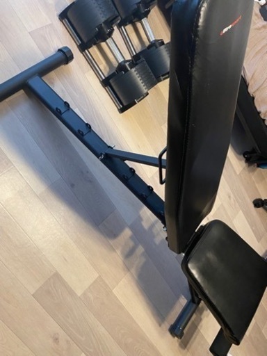フレックスベル 可変式 ダンベル 36kg 2個セット＋トレーニングベンチ