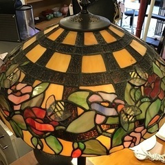 ステンドグラス　アンティーク　ヴィンテージ　スタンドライト　の画像