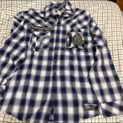 売り切り処分！　シャツ　紫色の画像