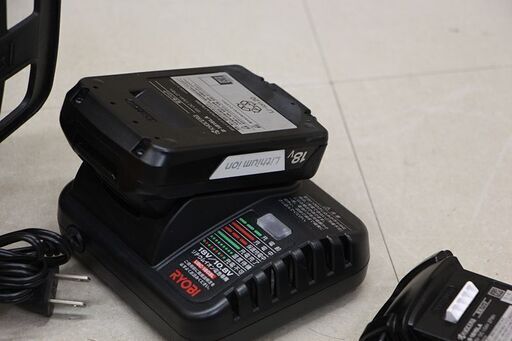 RYOBI BCS-18000L1 充電式チェンソー　充電器2個セット (D4544sxwG)
